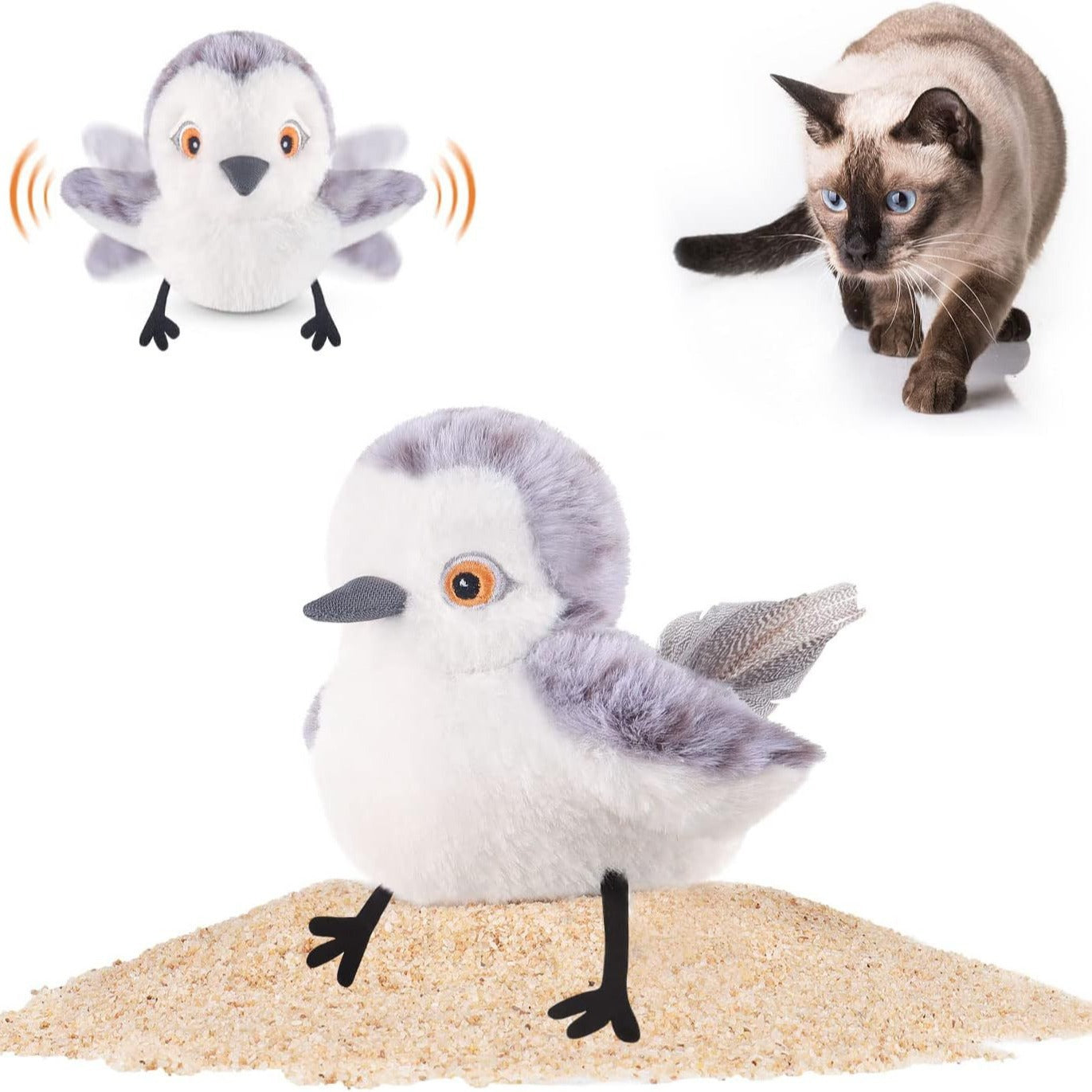 FlutterBird USB Rechargeable Cat Toy