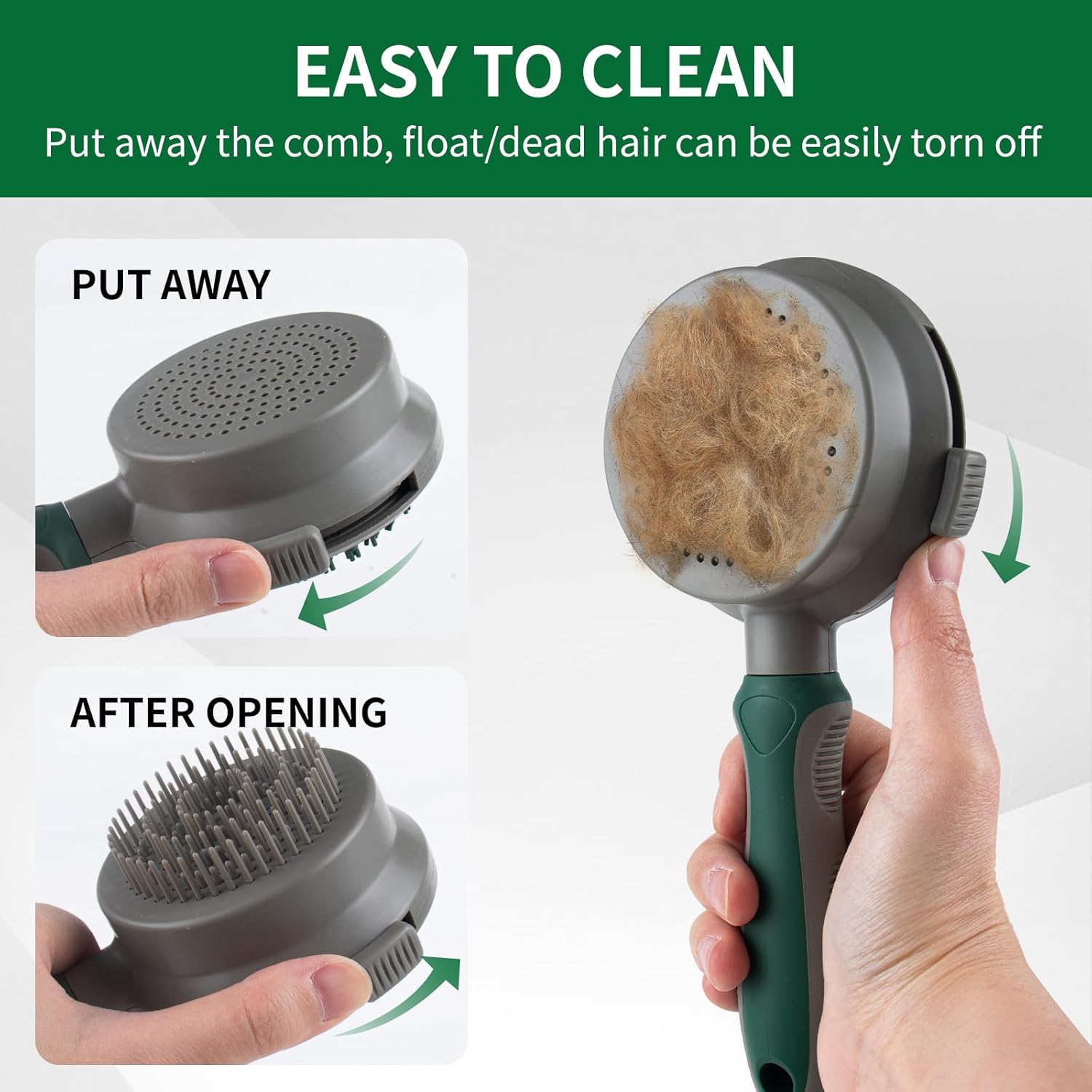 SilkGroom 2-in-1 Silicone Pin & Massage Brush