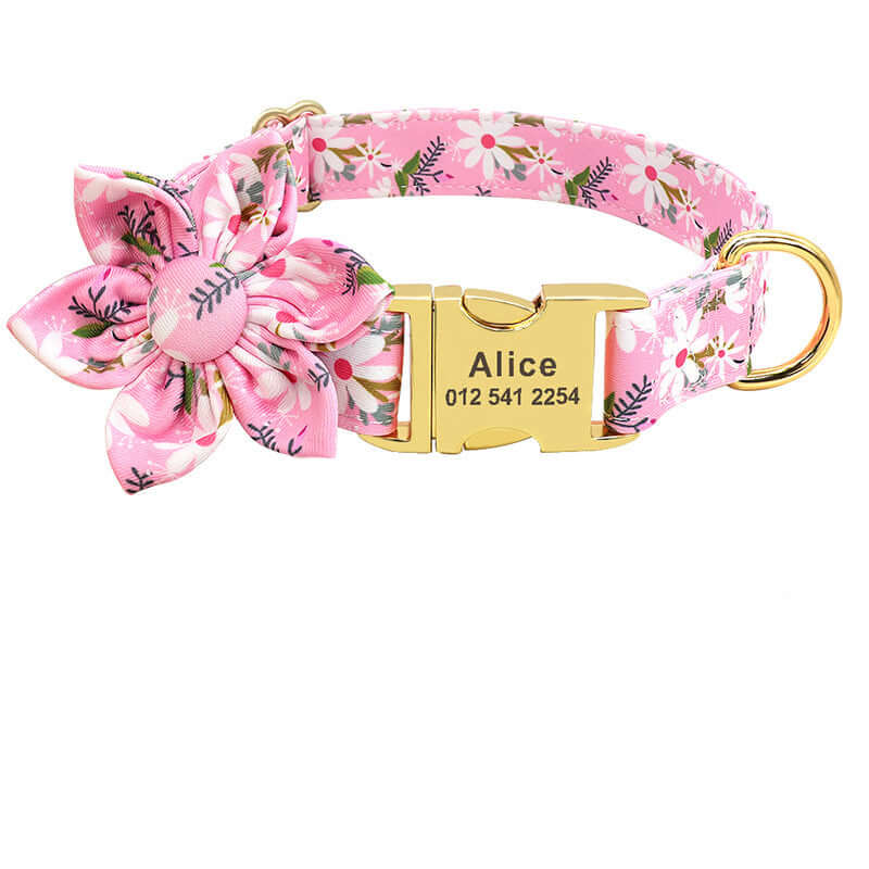 Furevercare engraved ID tag collar for dogs and cats