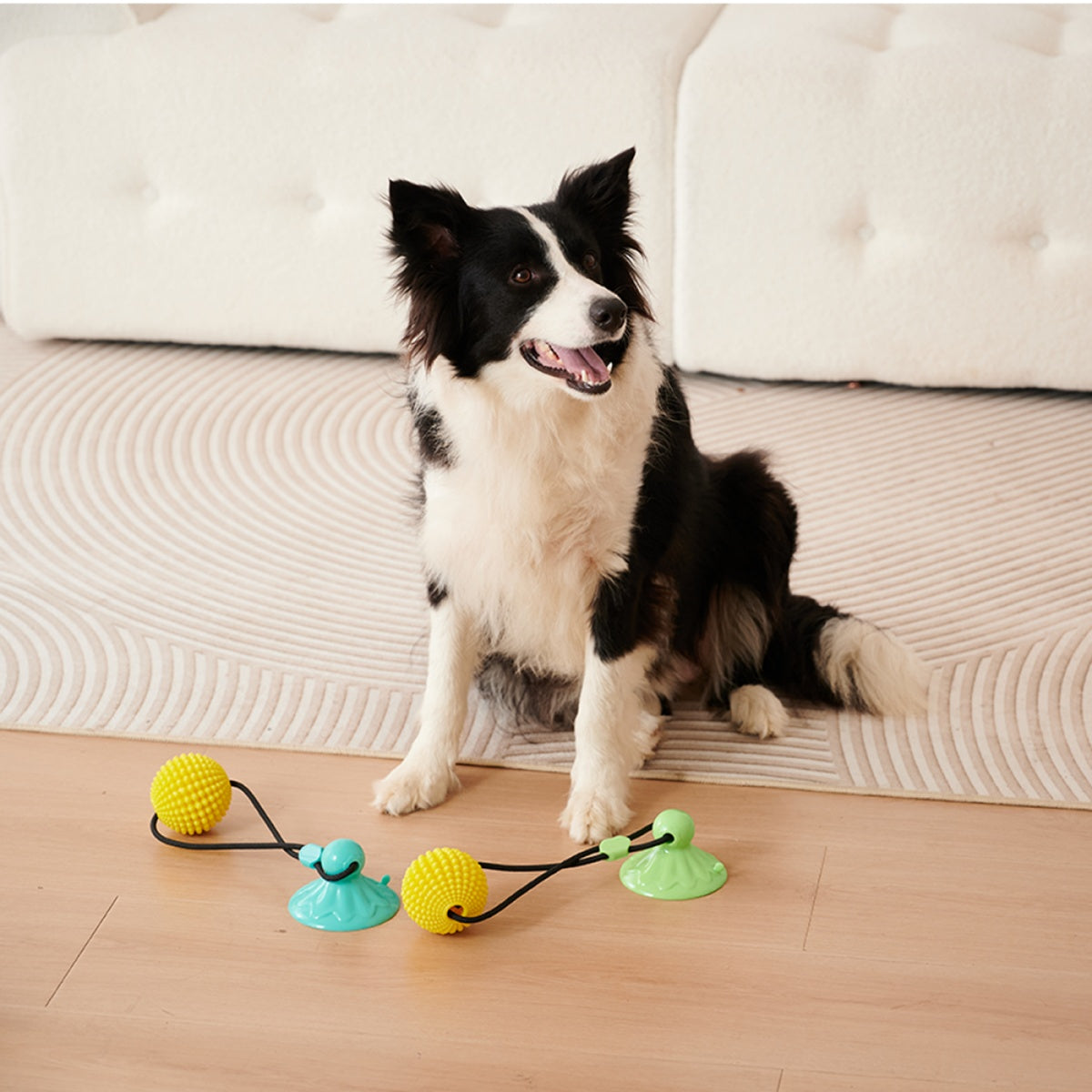 TugNClean Suction Cup Corn Chew Toy