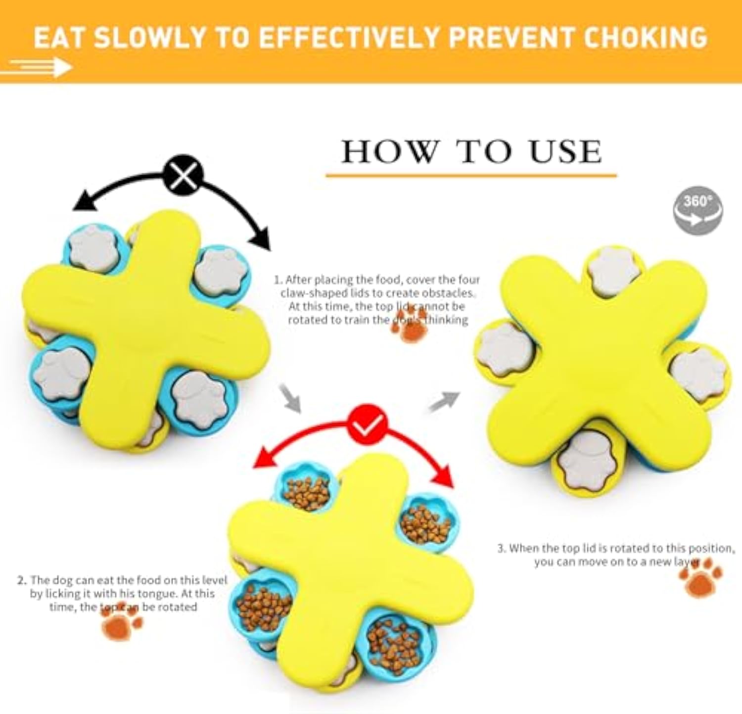 TwistFeed IQ Puzzle Slow Feeder