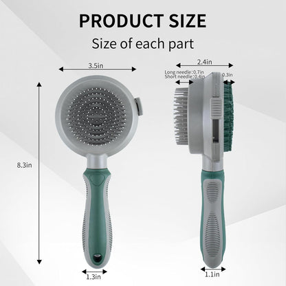 SilkGroom 2-in-1 Silicone Pin &amp; Massage Brush