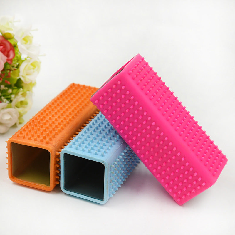 SmoothCoat Silicone Massage Grooming Brush