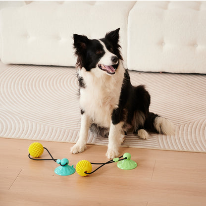 TugNClean Suction Cup Corn Chew Toy