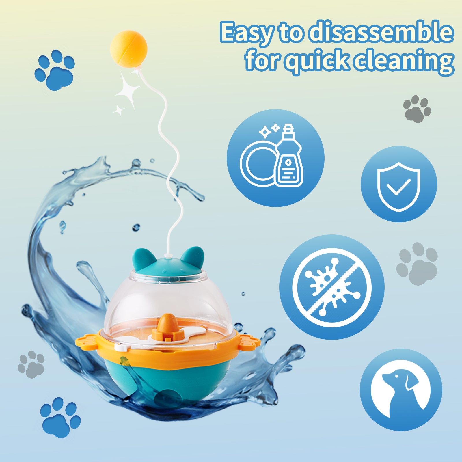 PawGenius Tumbler Treat Ball
