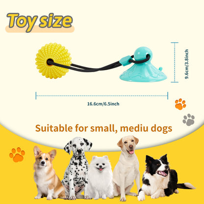 TugNClean Suction Cup Corn Chew Toy