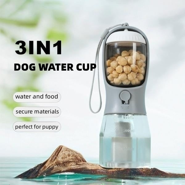 Three-in-One Dog water bottle