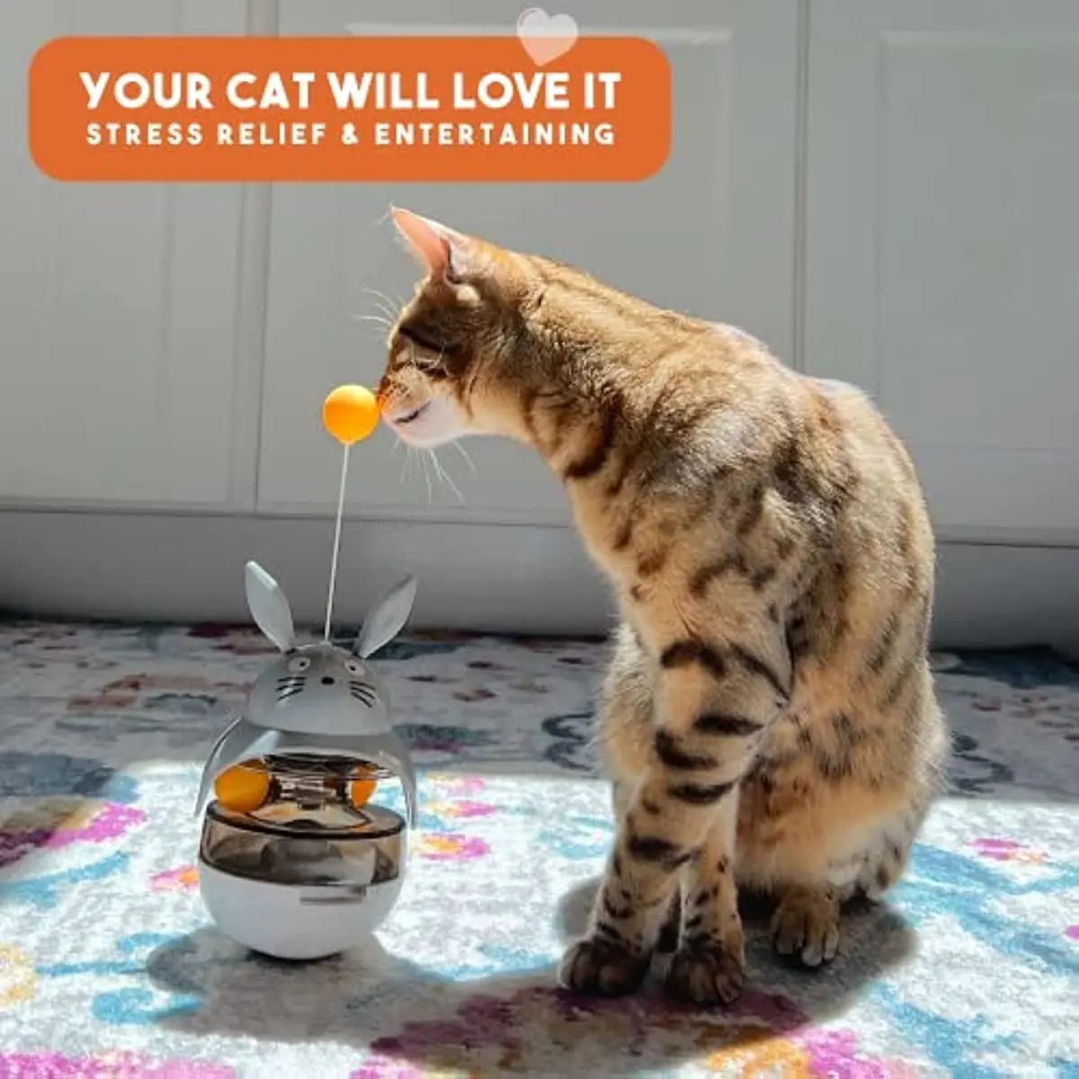 BellTower Interactive Cat Treat Dispenser