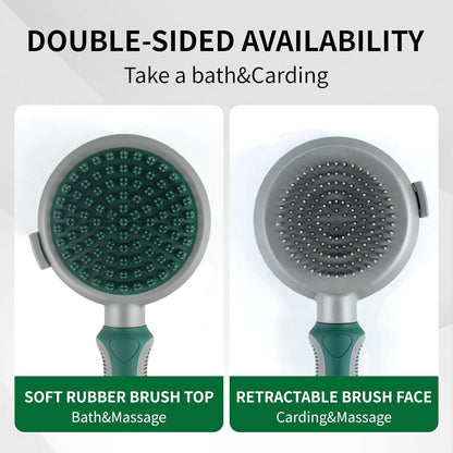 SilkGroom 2-in-1 Silicone Pin &amp; Massage Brush