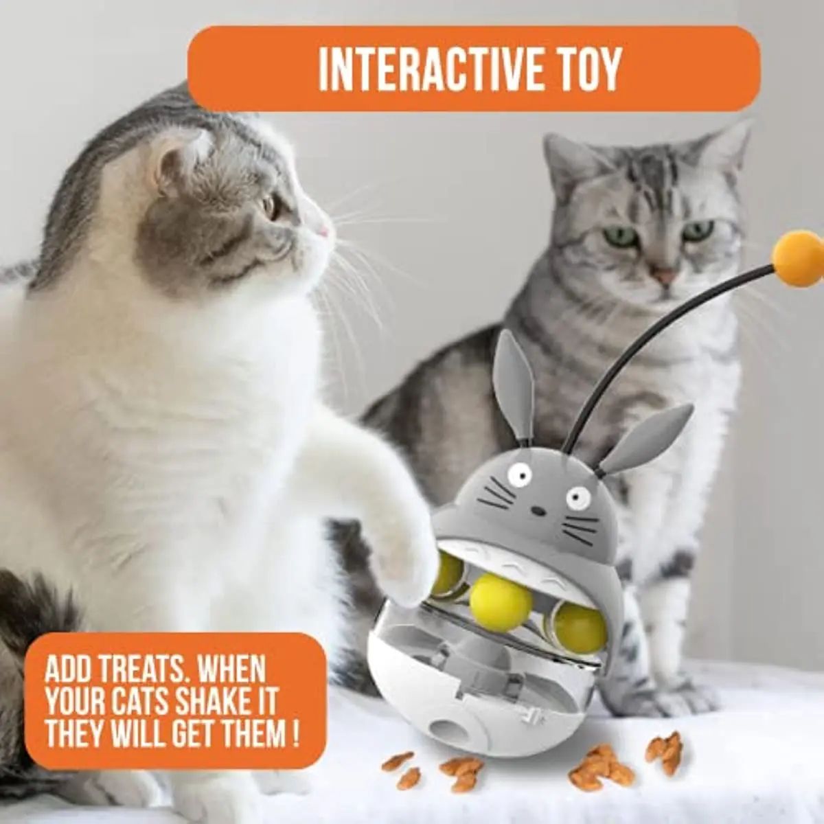 BellTower Interactive Cat Treat Dispenser